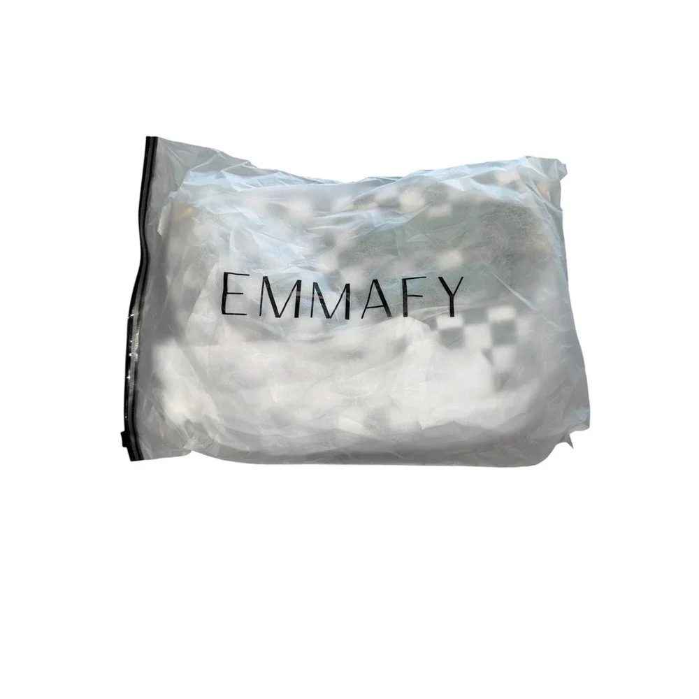 Emmafy Green Checkered Crossbody Sling Bag Water Resistant MG6003 L NEW
